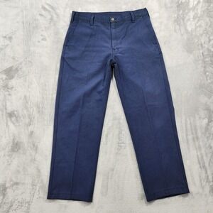 Workrite Pants Mens 33 Blue Nomex IIIA Flame Resistant Chino Workwear Utility